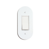 Pill Switchplate Cover by New Made LA switch plate New Made LA White Rectangle Outlet  