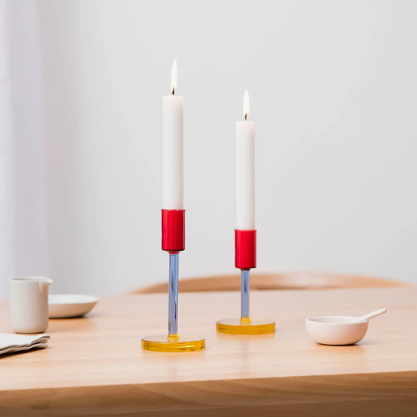 Glass Candlesticks by Block Design candlestick CANDID HOME   