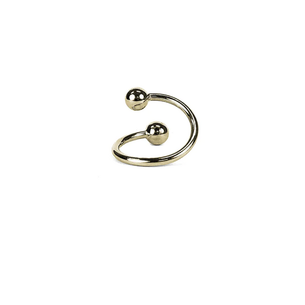 Selma Midi Ring by Justine Clenquet Jewelry CANDID HOME Brass  