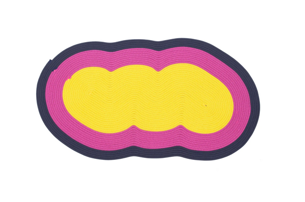 Utility Rugs by Ugly Rugly Rugs ugly rugly Sunrise : yellow / pink  