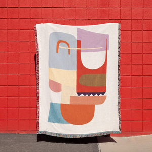 Oroza Throw Blanket by Slowdown Studio Blankets Slowdown Studio   