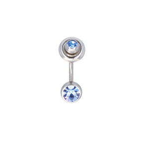Mindy Single Earring by Justine Clenquet Jewelry Justine Clenquet Blue  