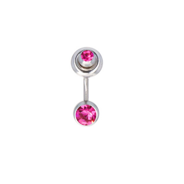 Mindy Single Earring by Justine Clenquet Jewelry Justine Clenquet Fuchsia  