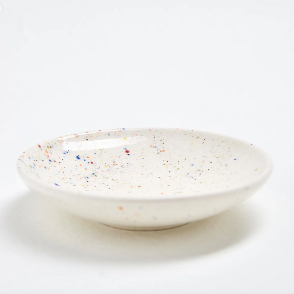 Speckled Mini Plate / Soap Dish by Egg Back Home Soap Dish CANDID HOME WHITE  