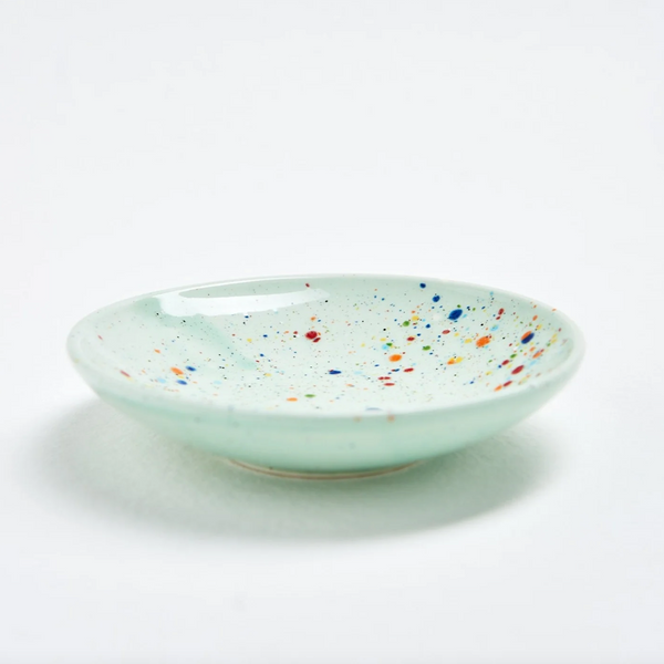 Speckled Mini Plate / Soap Dish by Egg Back Home Soap Dish CANDID HOME GREEN  