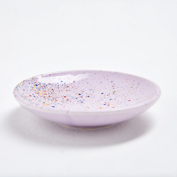 Speckled Mini Plate / Soap Dish by Egg Back Home Soap Dish CANDID HOME PURPLE  