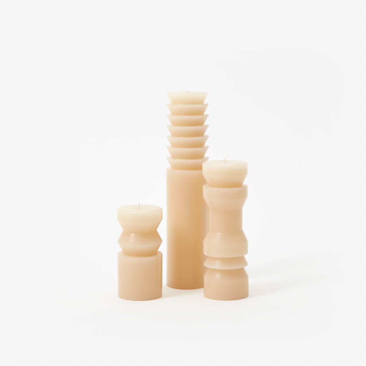 Totem Candles By Areaware Candles areaware Sand Small 