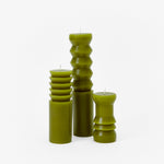 Totem Candles By Areaware Candles areaware Moss Small 