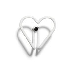 Heart Hook by New Made LA Storage Hooks & Racks New Made LA White  