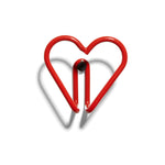 Heart Hook by New Made LA Storage Hooks & Racks New Made LA Red  