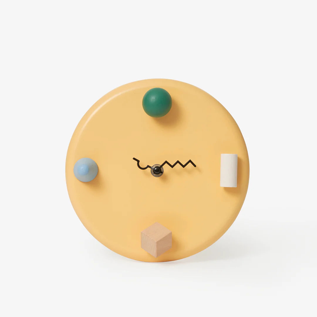 Wall Clocks by Pat Kim for Areaware clock areaware Yellow  