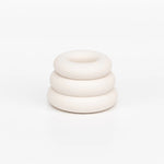 Yod + Co Triple O Candlestick Candle Holders yod and co Chalk White  