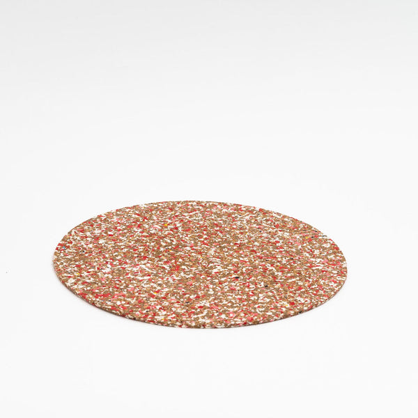 Round Speckled Cork Placemats by Yod and Co. Placemats yod and co   