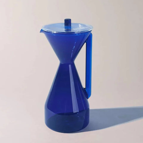 Pour Over Carafe by Yield Design Co. glassware CANDID HOME Cobalt  