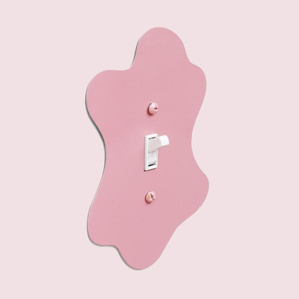 Blob Switchplate Cover by New Made LA switch plate New Made LA Pink Single Switch  