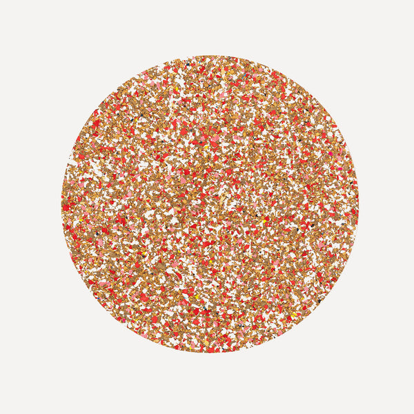 Round Speckled Cork Placemats by Yod and Co. Placemats yod and co Red  