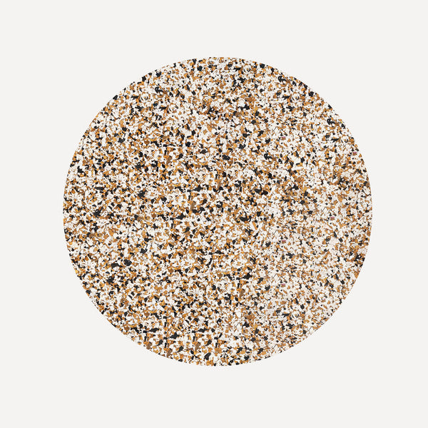 Round Speckled Cork Placemats by Yod and Co. Placemats yod and co Black  