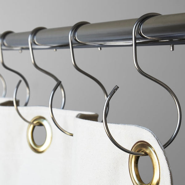 S-Shaped Shower Curtain Hooks by Quiet Town Shower Parts Quiet Town