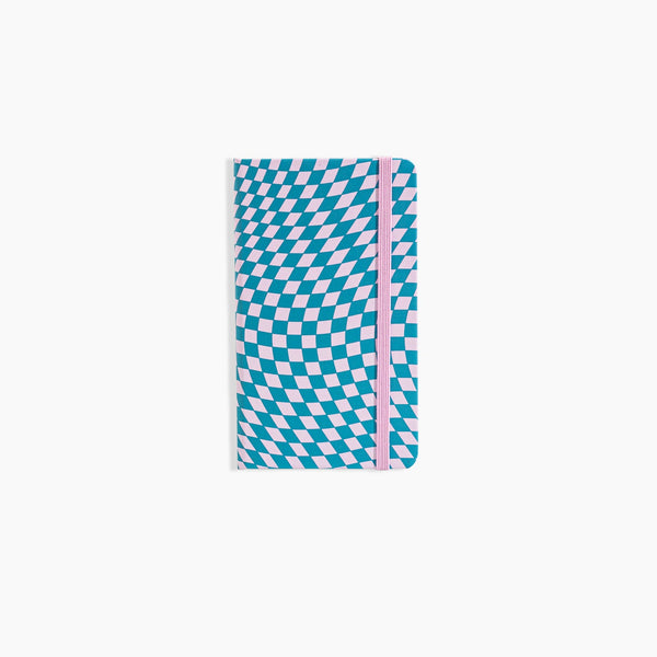 Pattern Hardcover Notebook by Poketo  CANDID HOME Checkers  