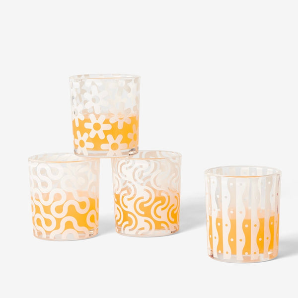 Pattern Glasses – Dusen Dusen for Areaware glassware areaware White  
