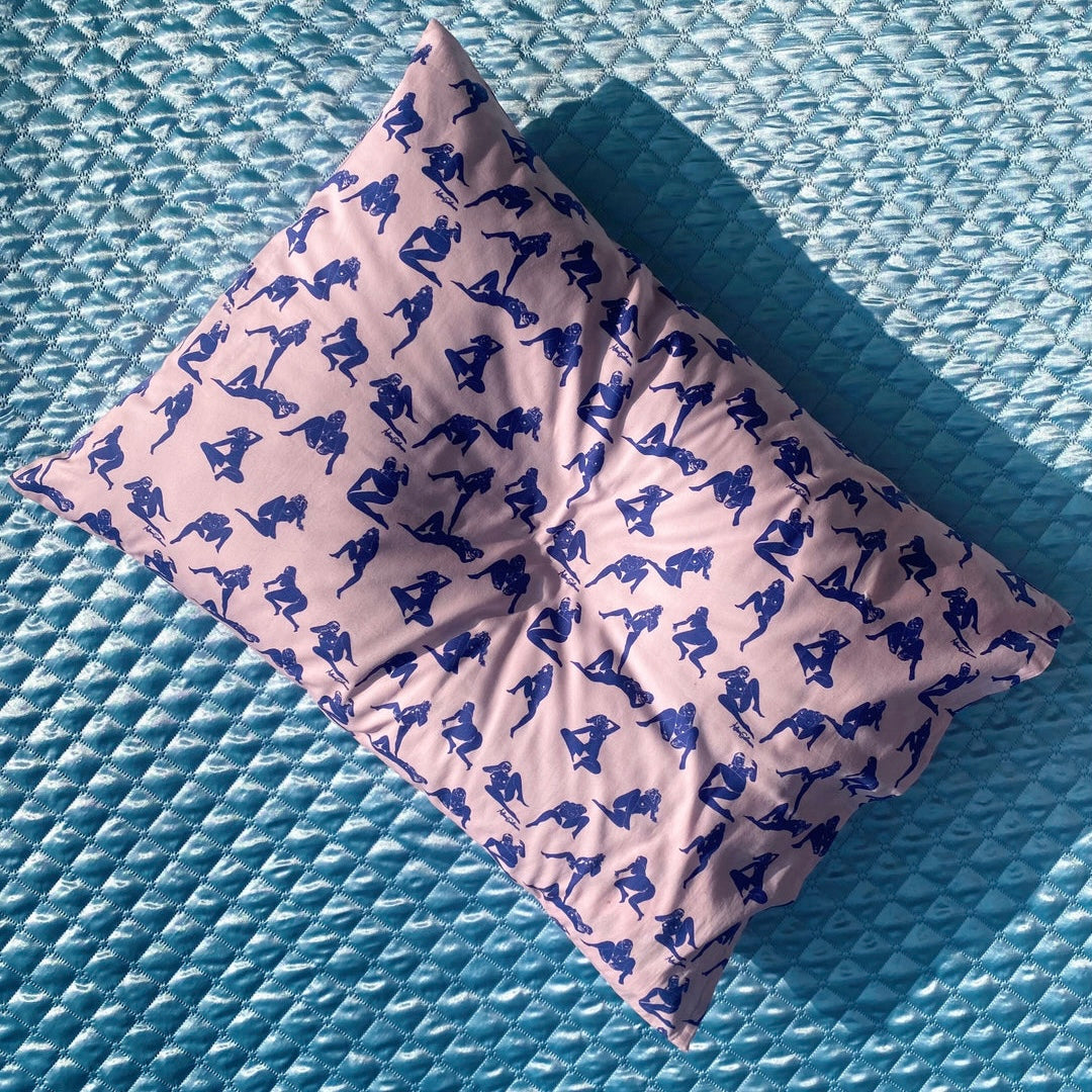 Adam Selman x Beditorial Gal Pals Pillowcases: Set of 2 Pillowcases & Shams Beditorial Carnation  