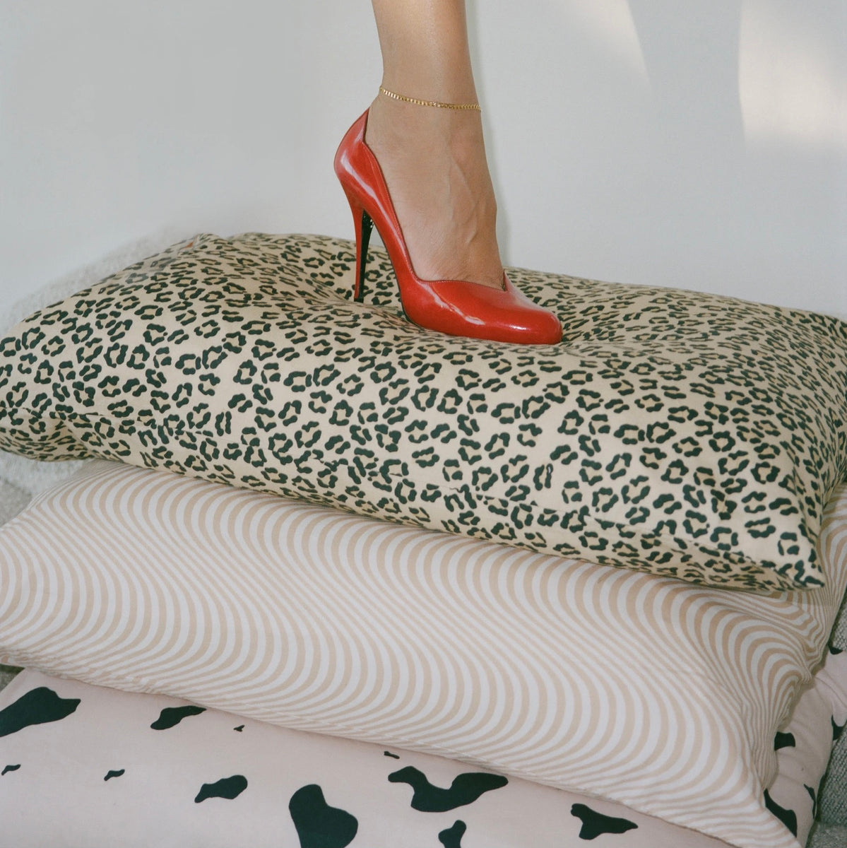 Beditorial Pillowcases: Set of 2 in "Al Dente"