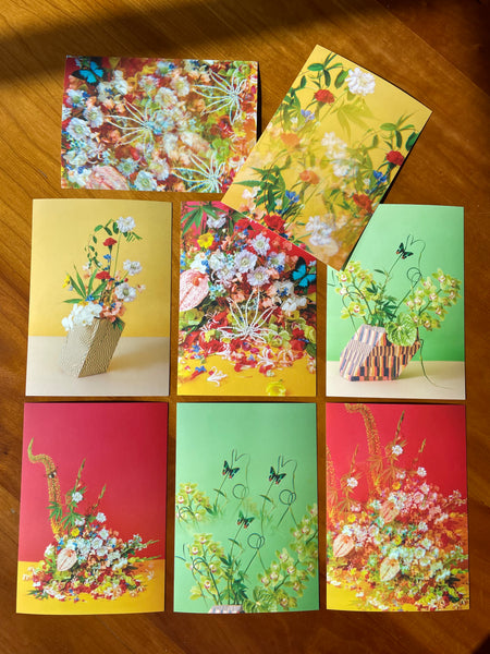 Flower Pot Postcard Print Set - Broccoli POSTCARDS broccoli   