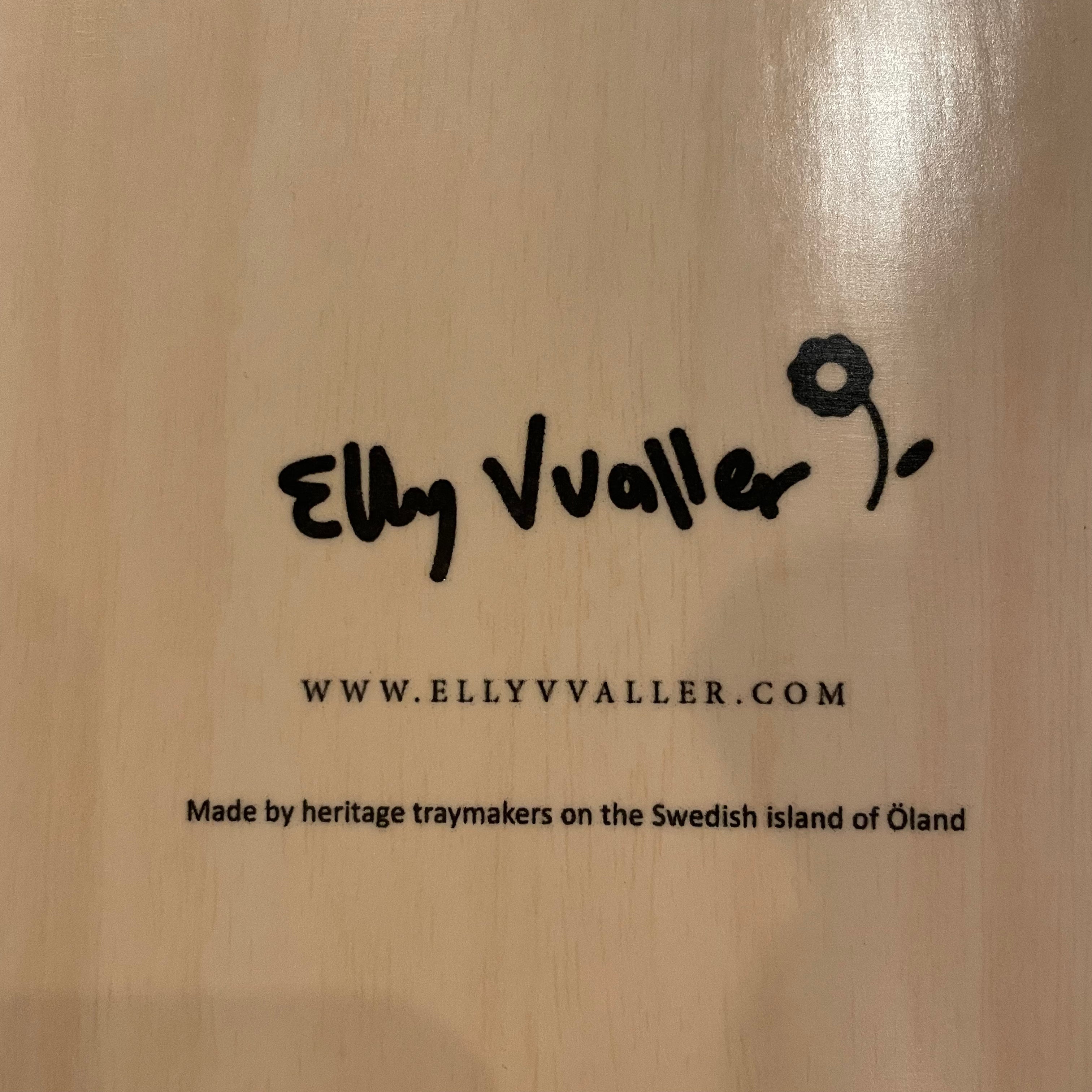 Elly Vvaller Round Birchwood Tray tray Elly valler