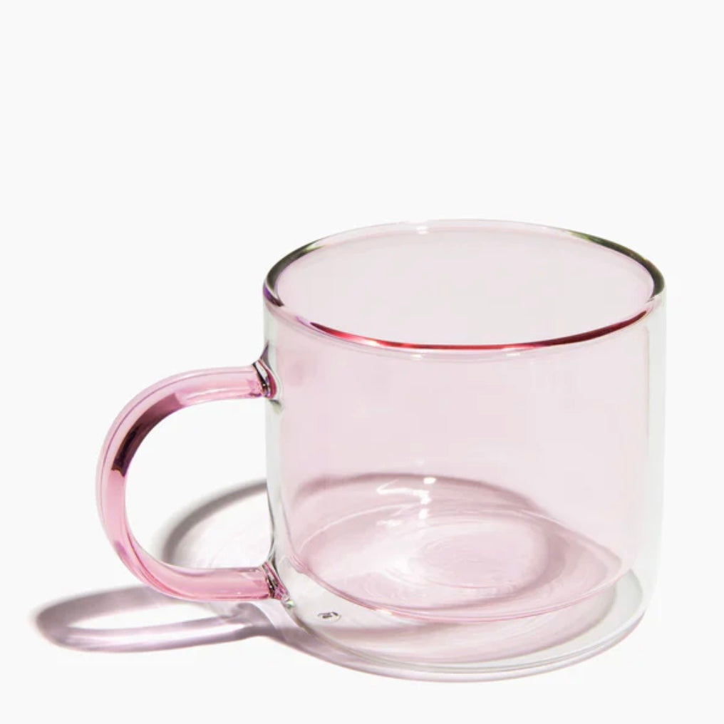 Poketo Double Walled Mugs Mugs POKETO Pink  