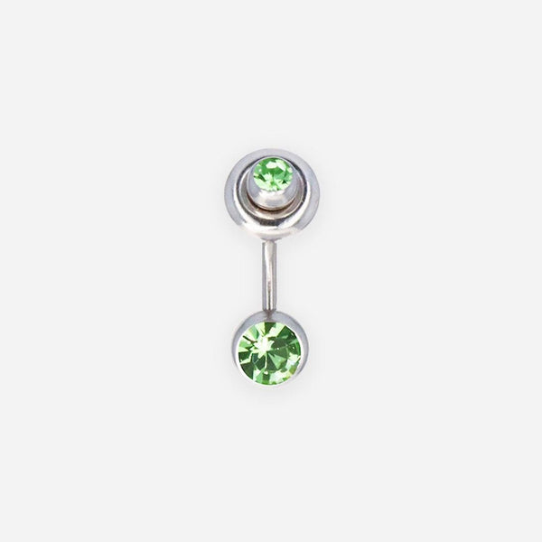 Mindy Single Earring by Justine Clenquet Jewelry Justine Clenquet Green  