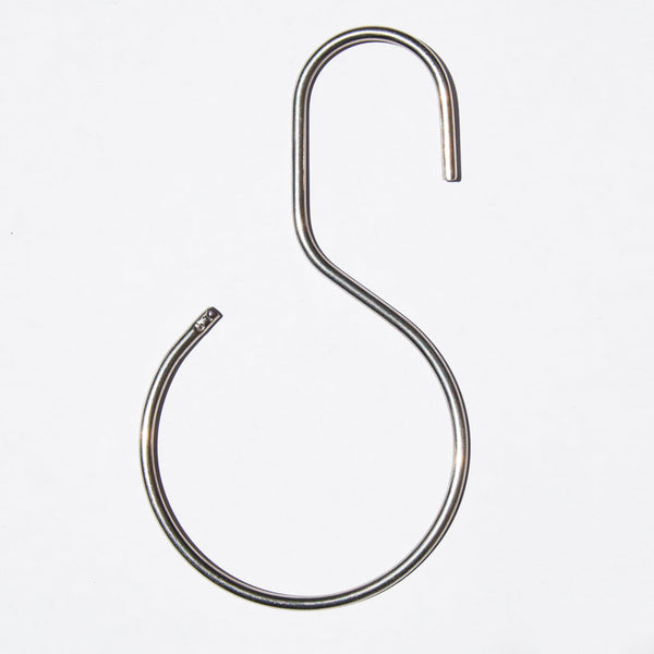 S-Shaped Shower Curtain Hooks by Quiet Town Shower Parts Quiet Town Stainless Steel