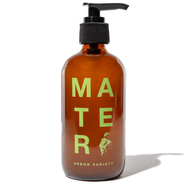 Mater Hand + Body Soap - Reusable Glass  Mater Arbor : yellow bottle  