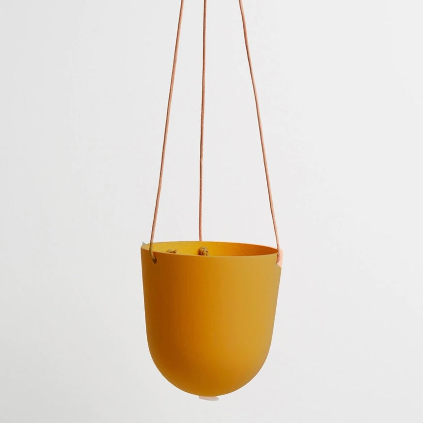 Hanging Planter by Capra Designs Pots & Planters Capra Designs Gold  