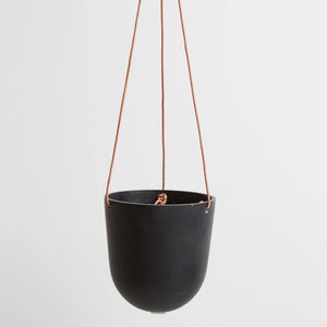 Hanging Planter by Capra Designs Pots & Planters Capra Designs Black  