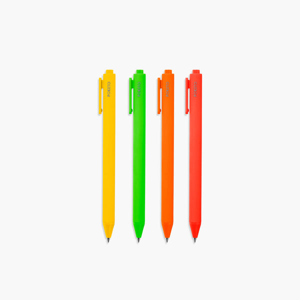 Vivid Gel Pen Set by Poketo Pens POKETO Bright  