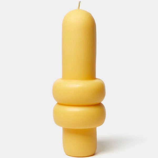 "Nex" Candle by Carl Durkow Candles Carl Durkow Yellow  