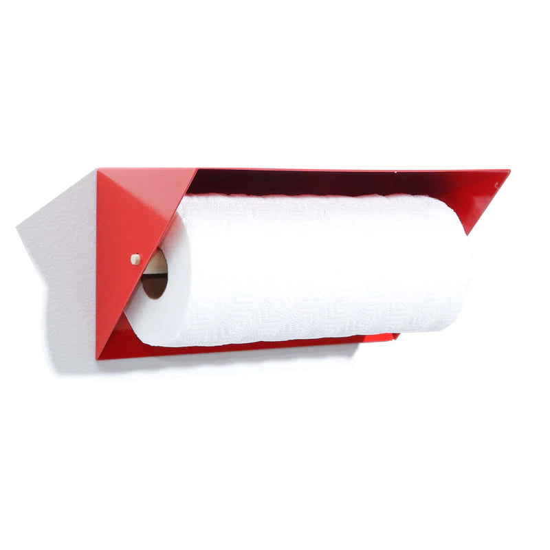 OmniWall Magnetic Paper Towel Holder-Red