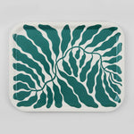 Serving Trays by Linnéa Andersson for Wrap Magazine tray Wrap Magazine Green Rectangle