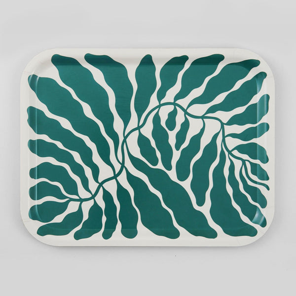 Wrap Magazine Serving Trays - Linnéa Andersson tray Wrap Magazine Green Rectangle  