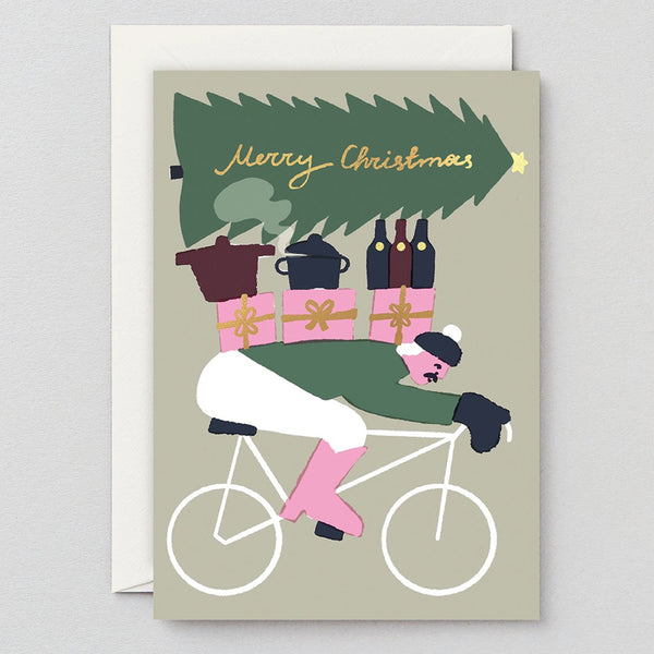 Christmas Cards by Wrap Magazine Greeting & Note Cards Wrap Magazine Merry Christmas Biker  